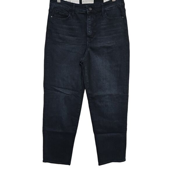 Social Standard Women's Jeans size 8 Dark Wash Normcore Retro 90s Vibe - Picture 1 of 12